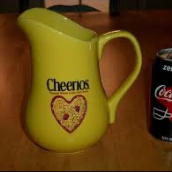 Cheerios Milk Pitcher and Heart Shaped Cereal Bowl - Picture 6 of 8
